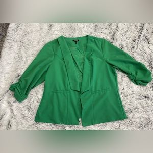 Women’s Torrid Plus Size Blazer Suit Jacket Kelly Green Size 2